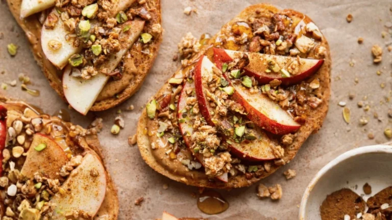 Apple & Peanut Butter Toast