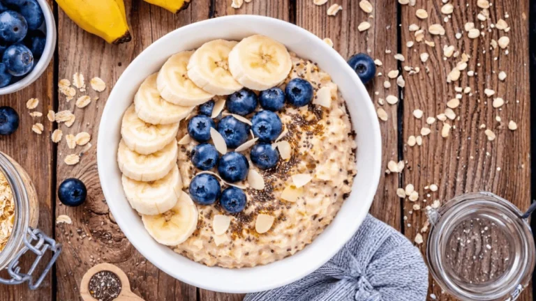 Blueberry-Banana Overnight Oats