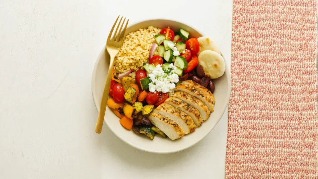 Greek Chicken Souvlaki Bowls