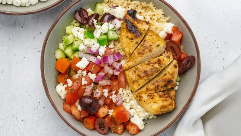 Mediterranean Chicken & Quinoa Meal Prep Bowls