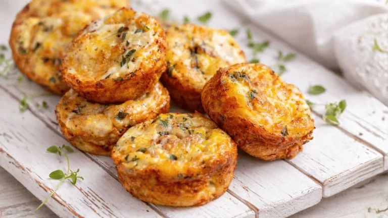 Mini Quiches with Sweet Potato Crust (Easy Breakfast Meal Prep)