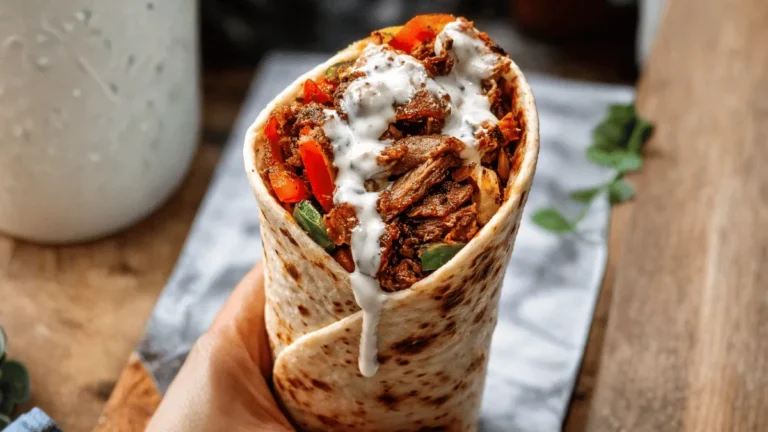Chicken Shawarma with Creamy Garlic Sauce