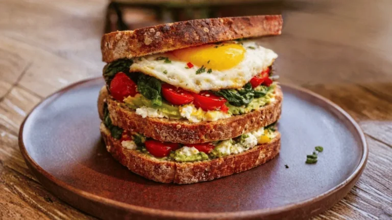 Mediterranean Breakfast Sandwich