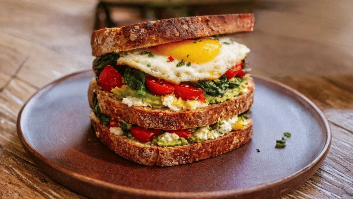 Mediterranean Breakfast Sandwich