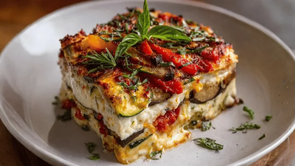 Vegetable Lasagna with Creamy Ricotta