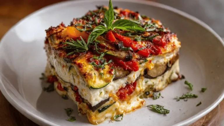 Vegetable Lasagna with Creamy Ricotta
