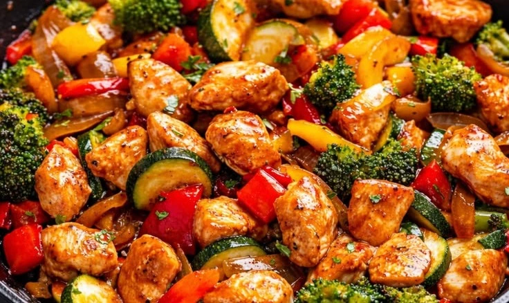 Chicken and Vegetables Skillet