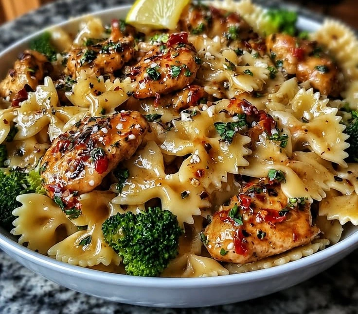 Cowboy Butter Lemon Bowtie Chicken