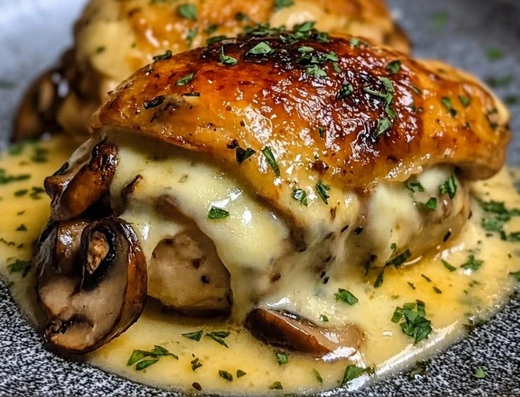 Creamy Garlic Parmesan Mushroom Sauce