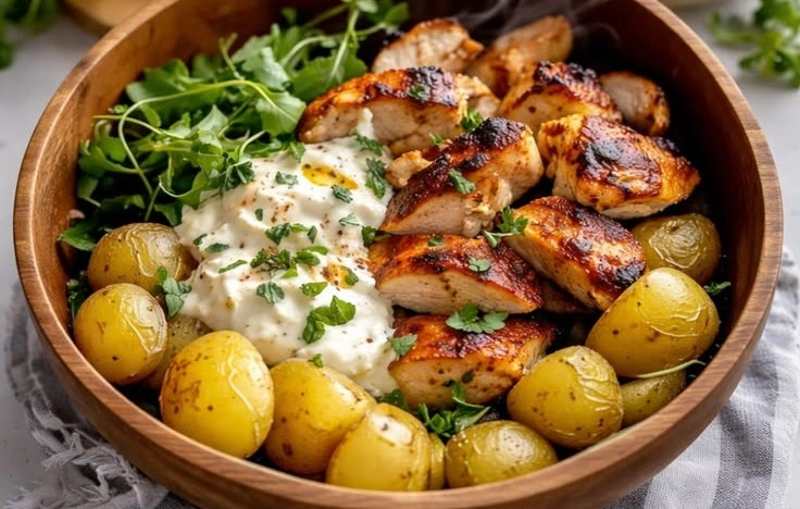 Mediterranean Chicken Bowl