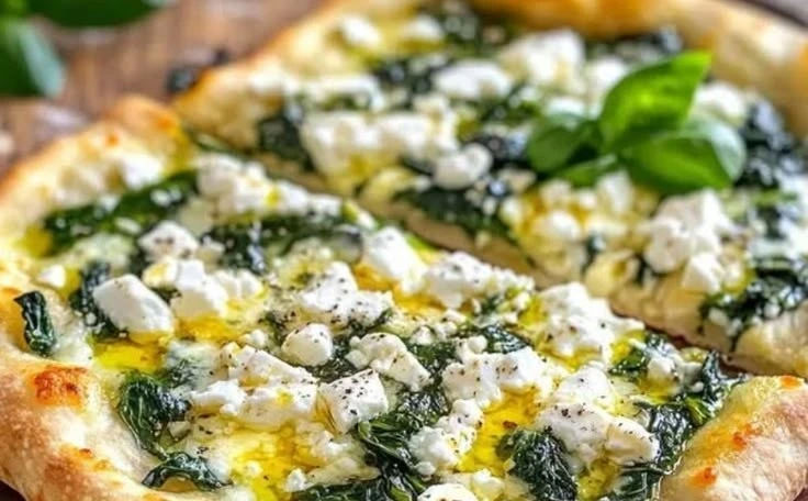 Spinach & Feta Pizza Recipe
