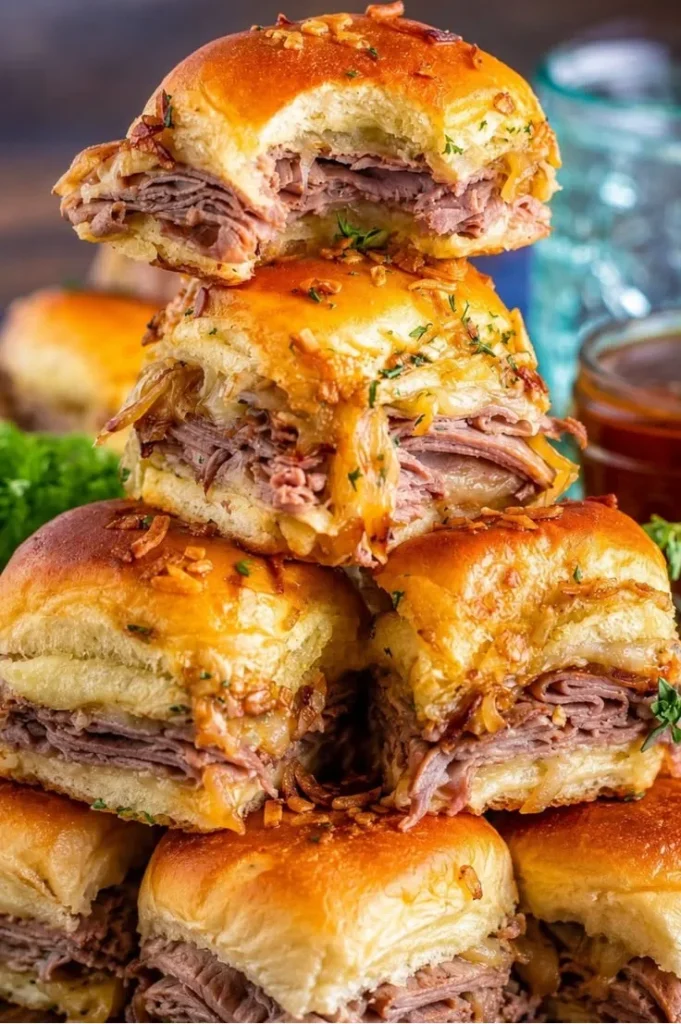 Cheesy Roast Beef Sandwiches