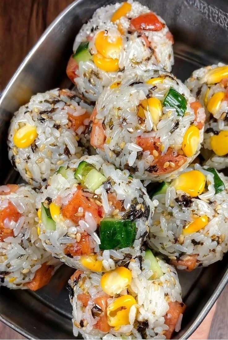 Japanese Salmon Rice Balls