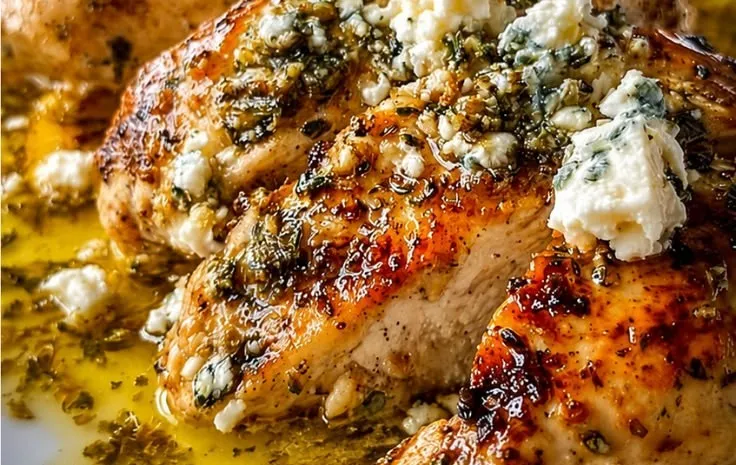 Juicy Greek Chicken with Lemon & Feta