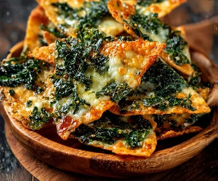 Mediterranean Spinach & Feta Crisps recipe