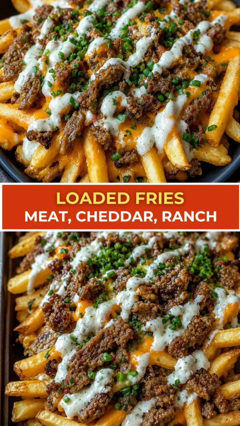 THE BEST N°1 Loaded Cheesy Ranch Fries with Juicy Kofta Meat – The Ultimate Dinner Recipe
