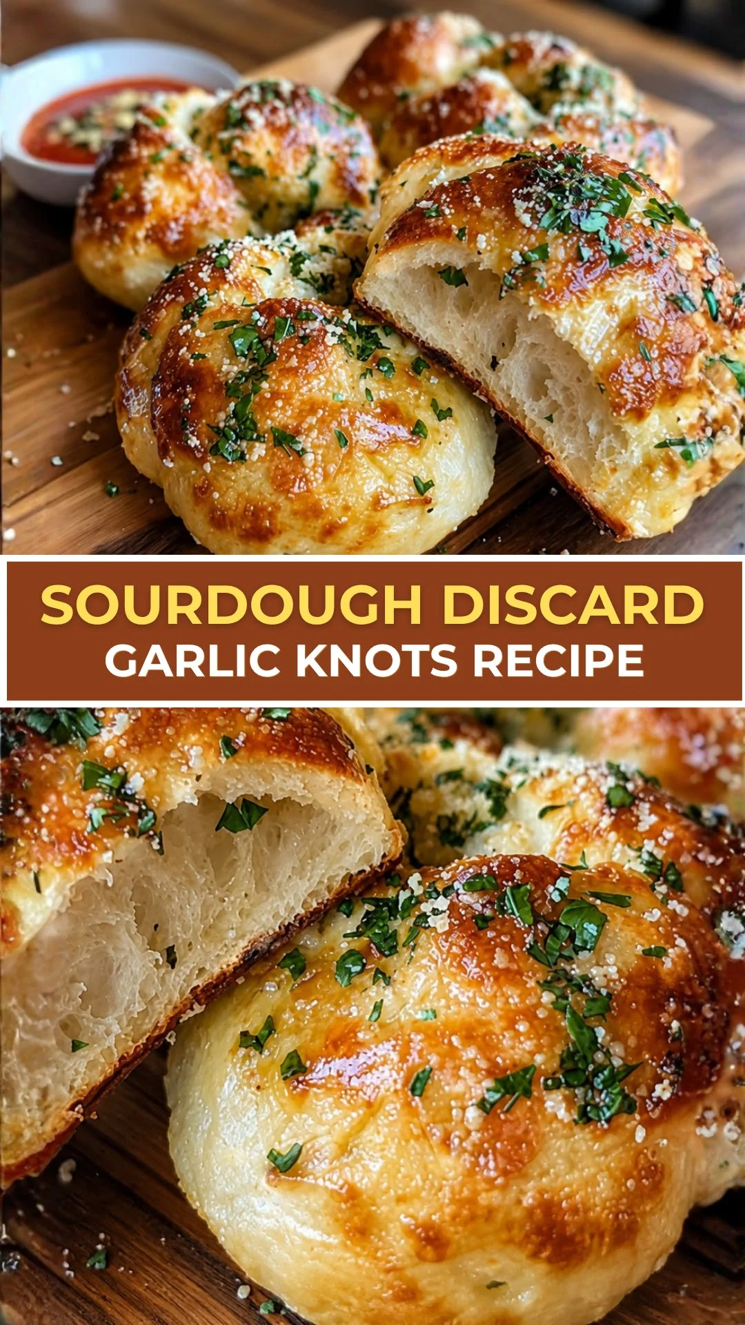 Sourdough Discard Garlic Knots Recipe – Soft, Cheesy & Better Than Takeout