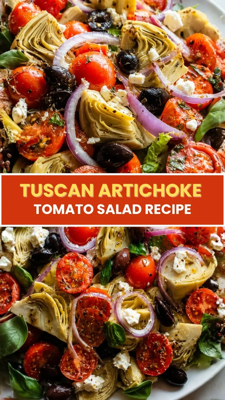 THE BEST N°1 Tuscan Artichoke Tomato Salad | Fresh Mediterranean Salad Everyone Loves