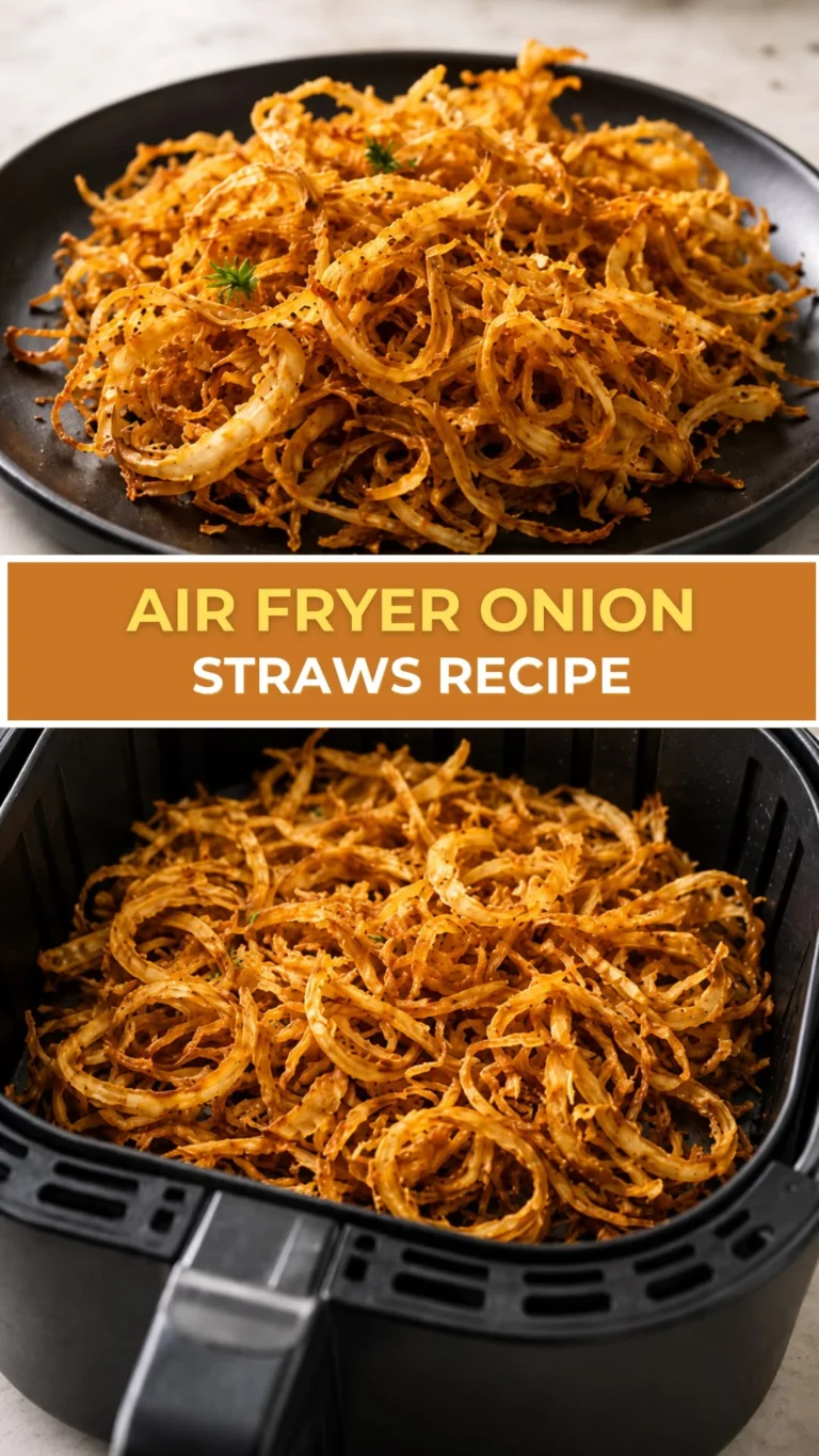 THE BEST N°1 Air Fryer Onion Straws Recipe – Crispy, Addictive & Better Than Restaurant Style!