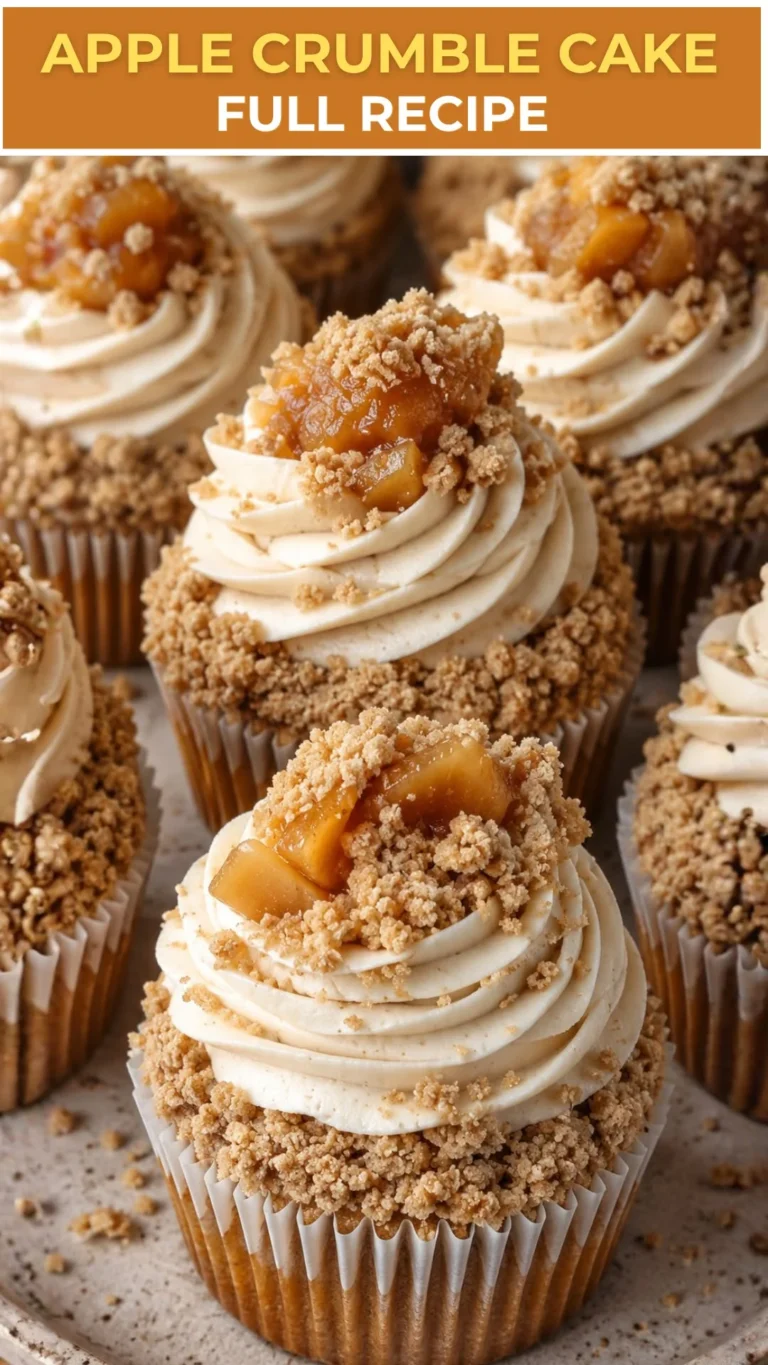 THE BEST N°1 Apple Crumble Cupcakes – Soft, Moist & Bakery-Style Perfection