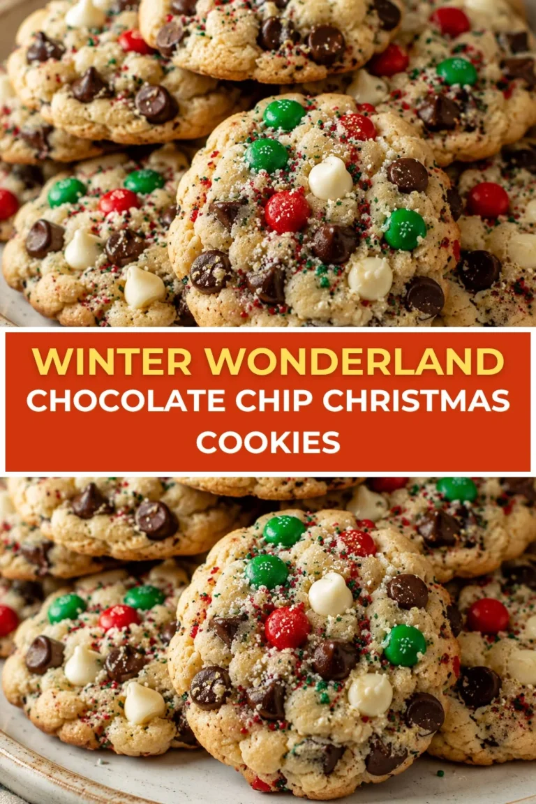THE BEST N°1 Christmas Chocolate Chip Cookies: Soft, Chewy & Loaded with Holiday Chocolate