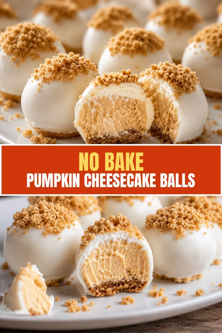 THE BEST N°1 No Bake Pumpkin Cheesecake Balls | Easy Fall Dessert Recipe